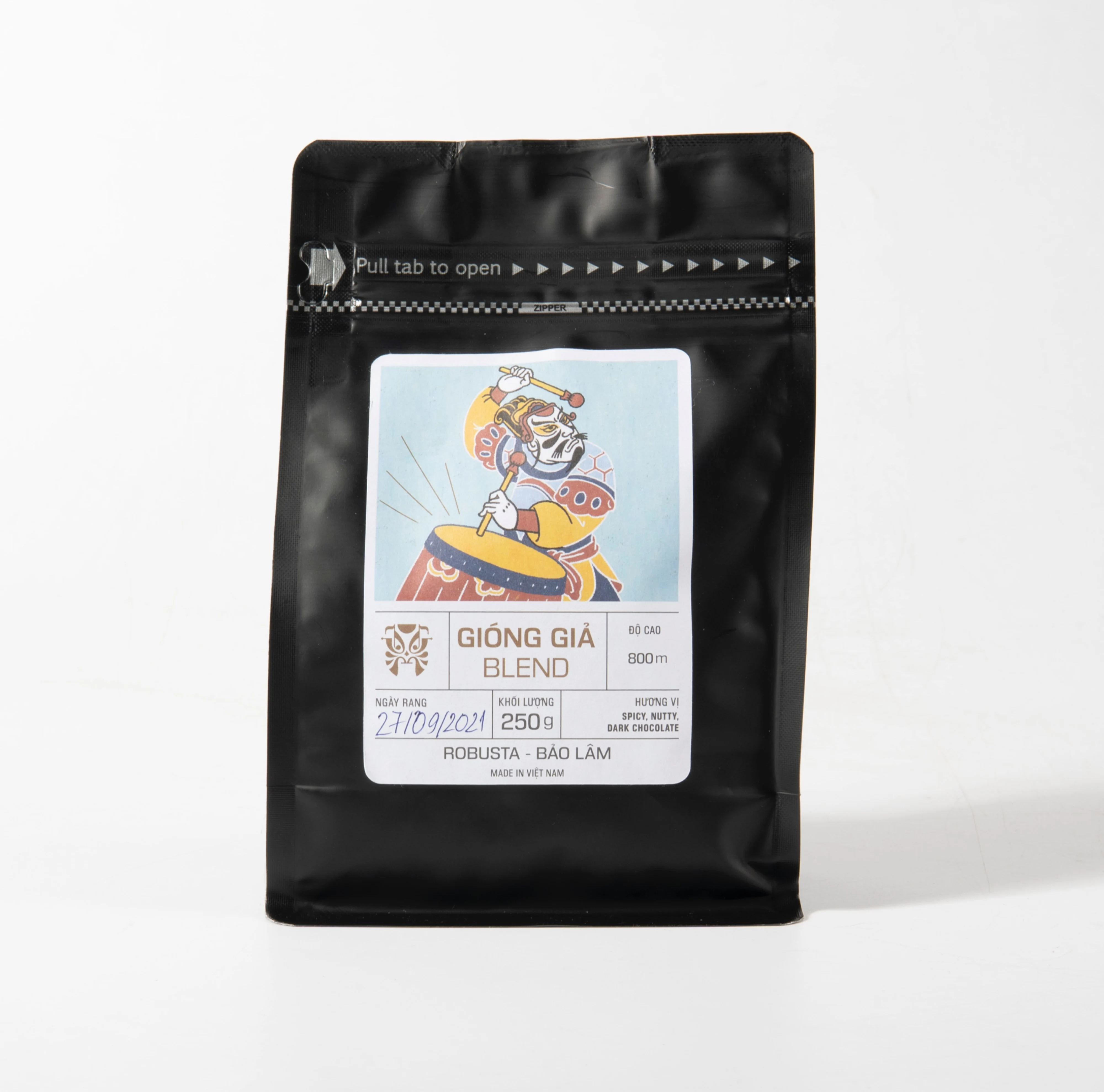 Высококачественный кофе 100% ROBUSTA необработанные кофейные зерна по разумной цене классическая смесь Giong Gia