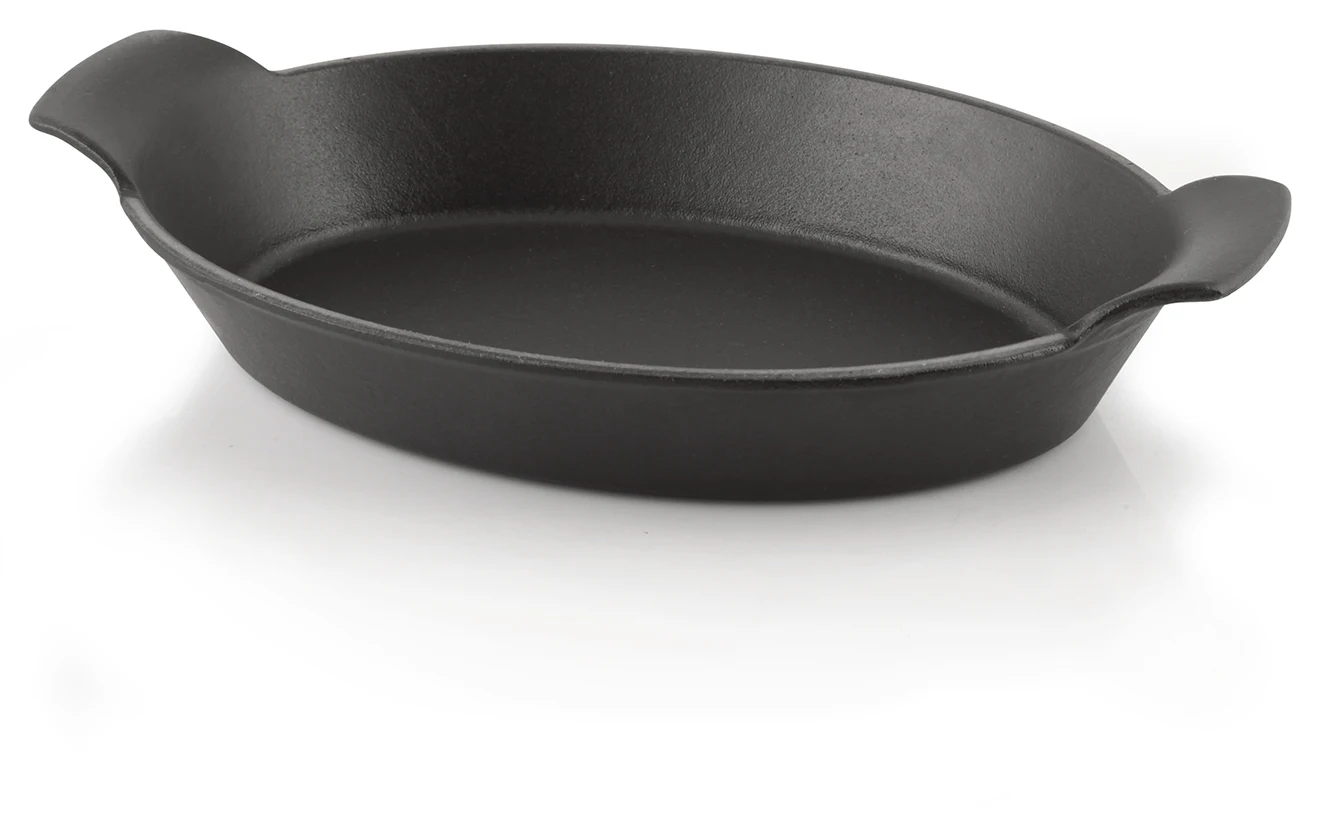 
cast iron fajita pan steak plate pan 