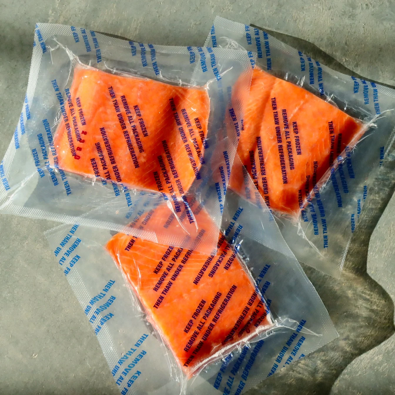 Bristol Bay Sockeye Salmon, 1 case of 10, 3 lb. bags of 4-7 oz. natural IVP portions