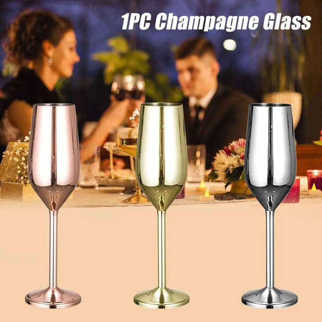 Custom Stainless Steel Red Wine Glass and Goblet with Clear Lid Unbreakable in gold and silver copper finishing from India