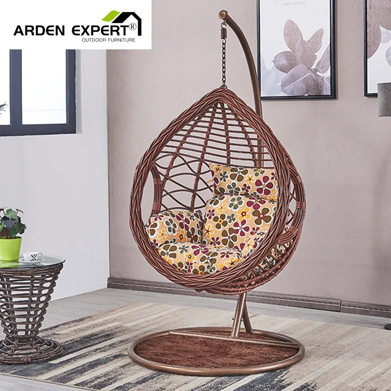 Arden Expert Garden PE Rattan Wicker Egg Chair Swings Hanging Chairs