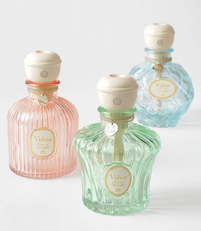 mini cool mist maker ceramic plastic light diffuser with diffuser glass bottle without battery operated aroma diffuser