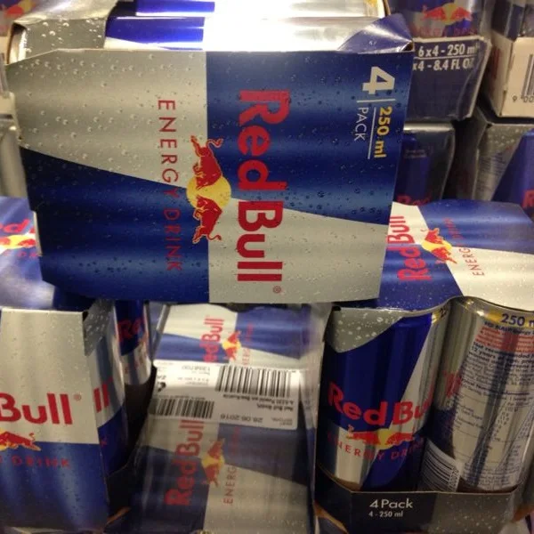Red Bull Energy Drink, 250 ML Cans,( pack of 4) Unboxing At Wholesale Prices