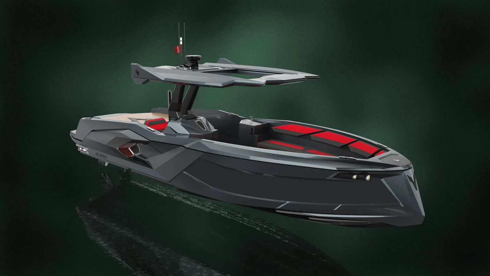 Alesta Marine Luxury Raptor Parasailing Boat ORANGE New Fiber Glass Entertainment CE Best Quality White Ocean Sea Lake River