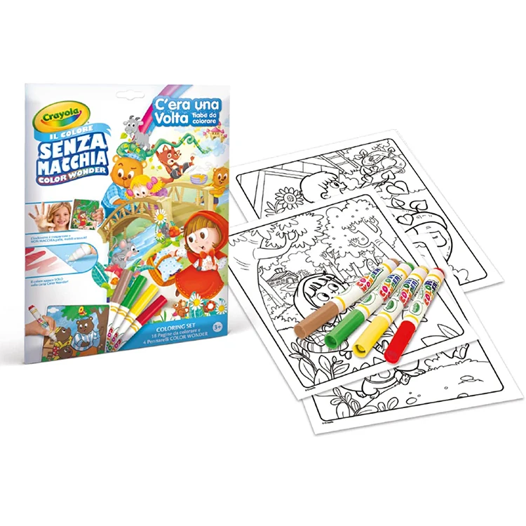 Yimi paper hot sale customized Magic water book printing children fancy coloring book print for kids