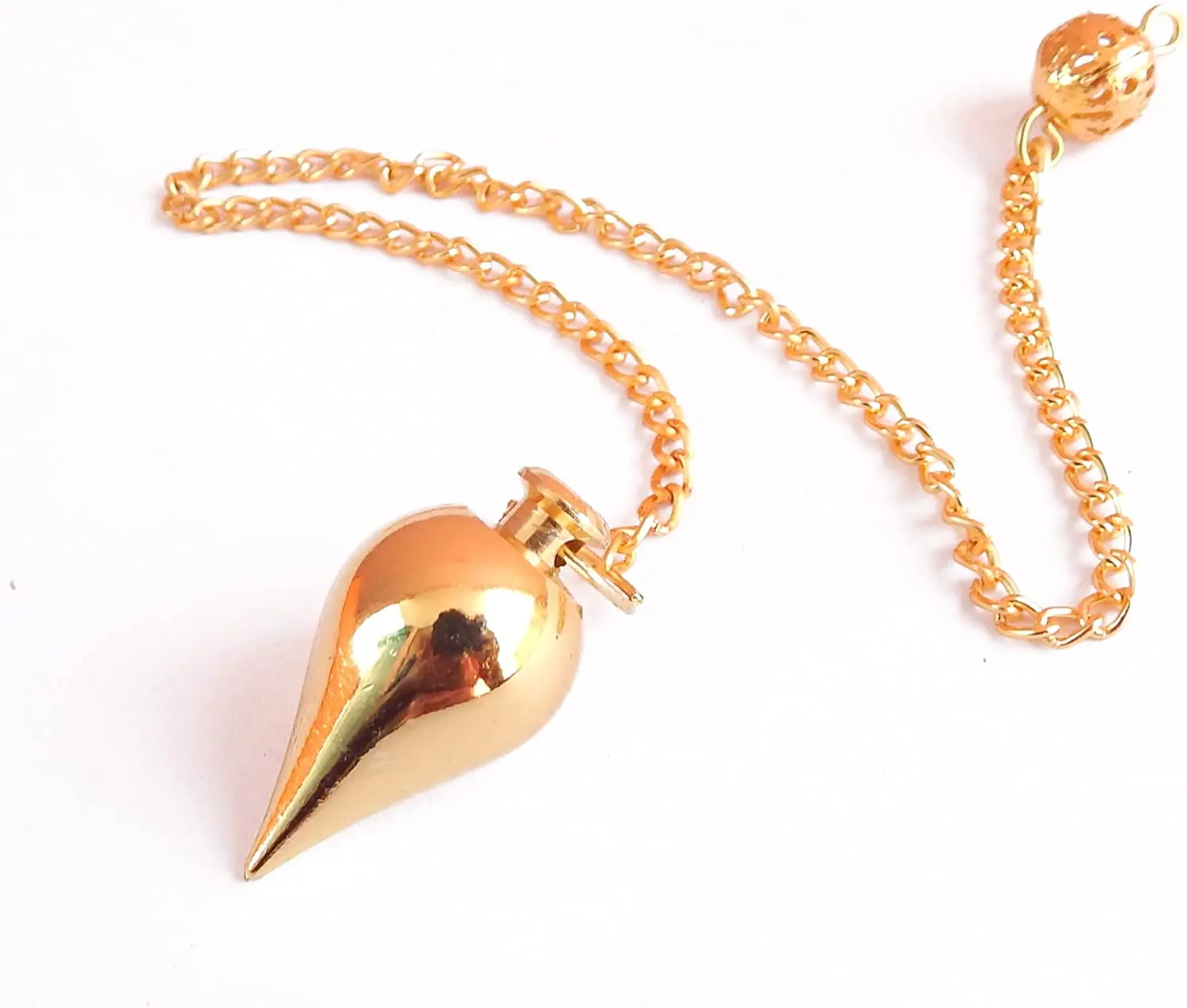 Handmade Spiritual Gift Healing Metal Pendulums Divination Brass Pendulum Design 07 with MUNTAHA AGATE for Reiki Healing