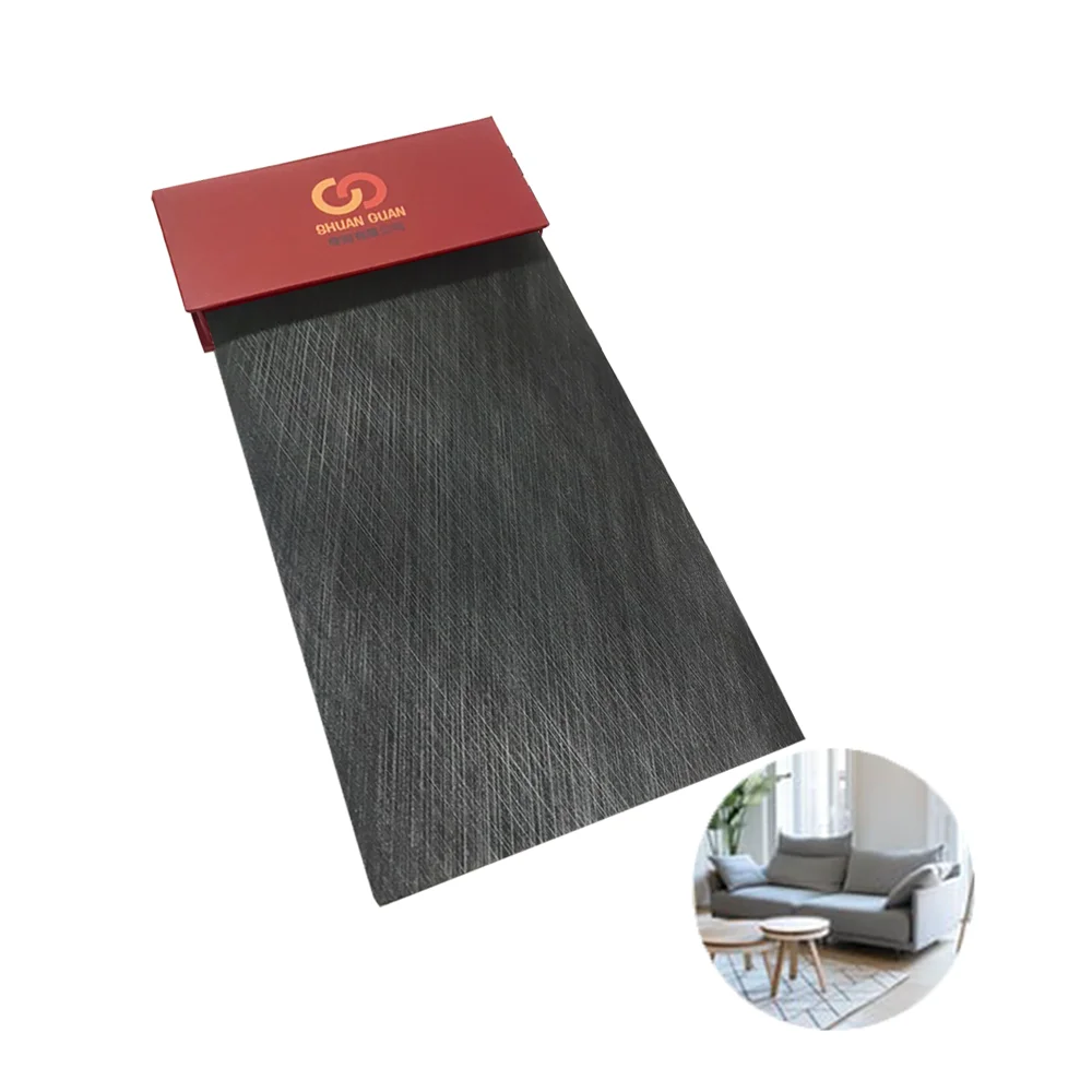 Высококачественная темно-бежевая ПВХ искусственная кожа с защитой от царапин