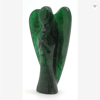 Wholesale Crystals Angels Dark Green Aventurine High Quality Gemstone Angels For Sale Bulk Angels From India