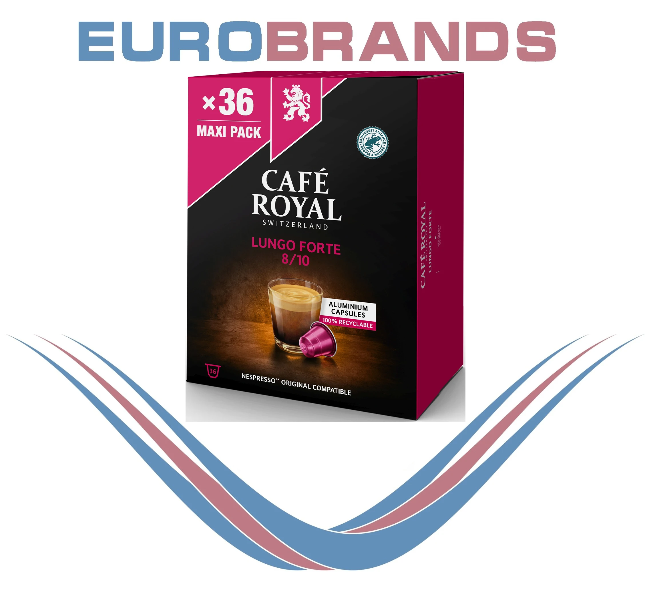 Cafe Royal Nespresso Lungo Forte 36 Kapseln Alu 198g