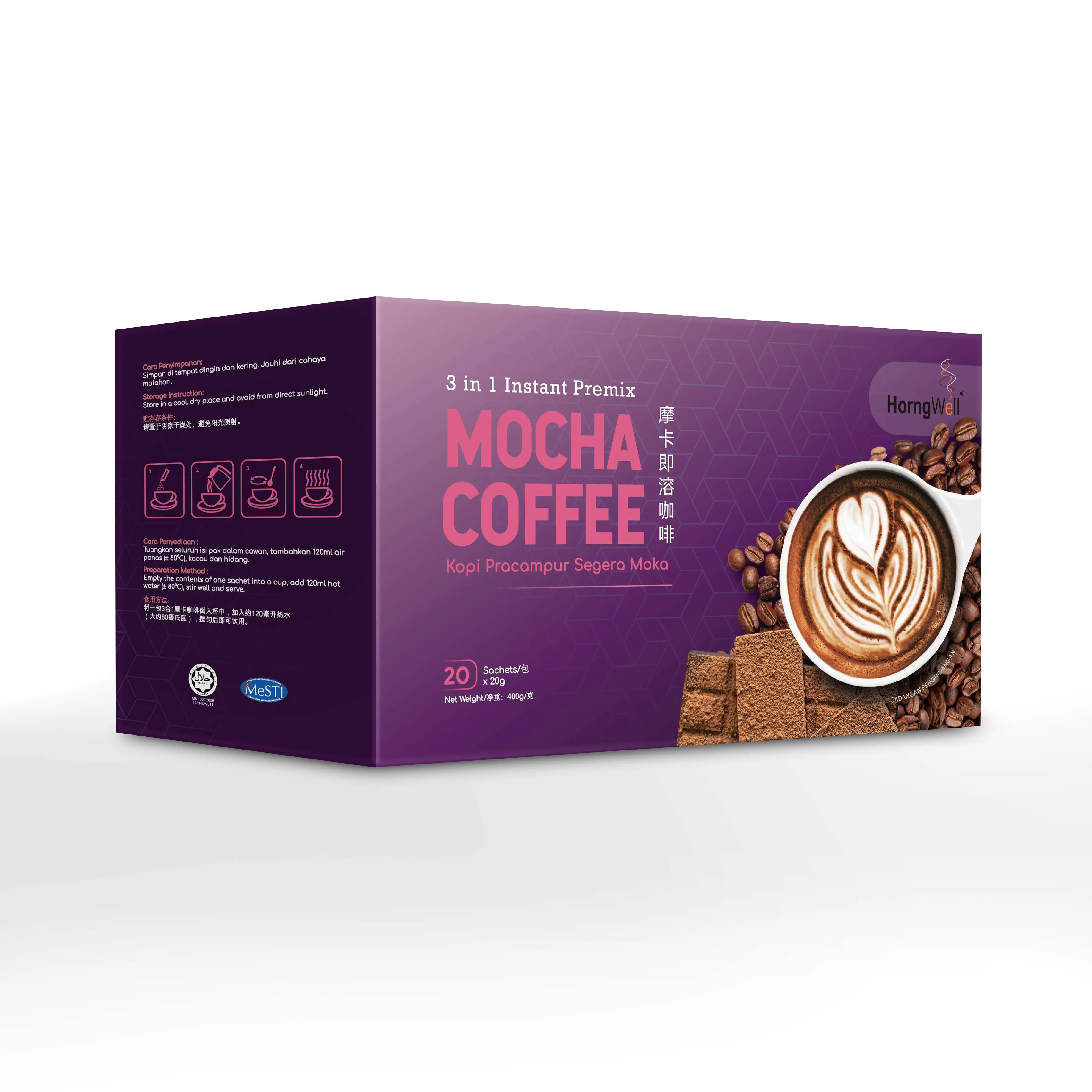 OEM/ODM Services Mocha Slimming Coffee For Private Label
