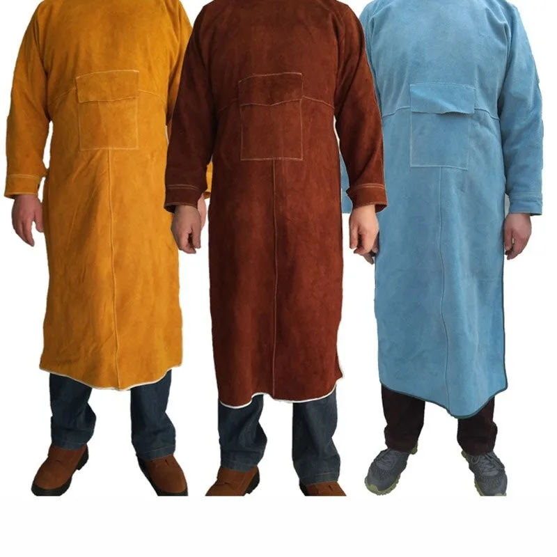 New Custom Logo Welding Equipment Cowhide Leather Workshop Welders Leather Apron