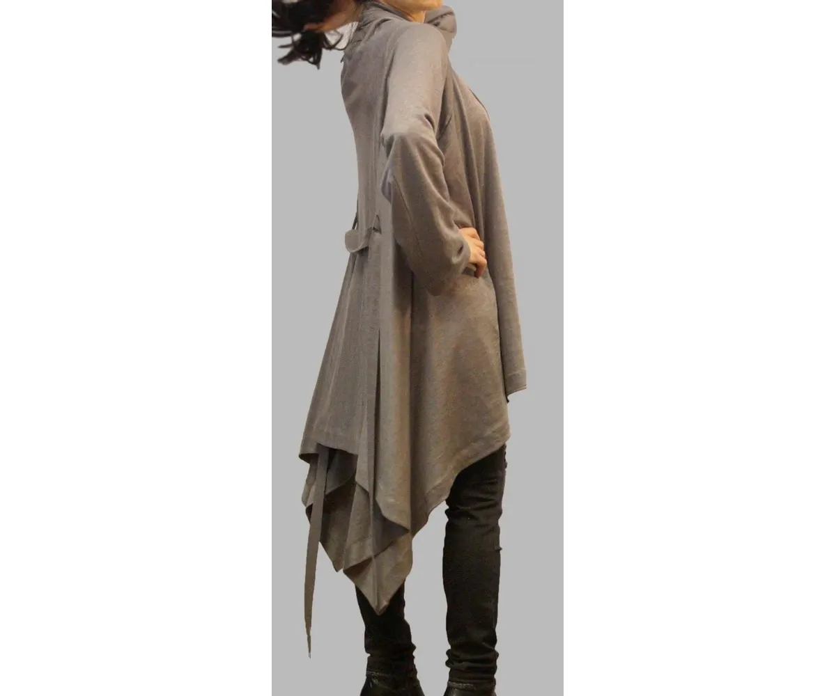 New Design Linen Asymmetrical Cardigan Light Loose Linen Knit Poncho Oversized Cardigan Jacket for Women High Quality
