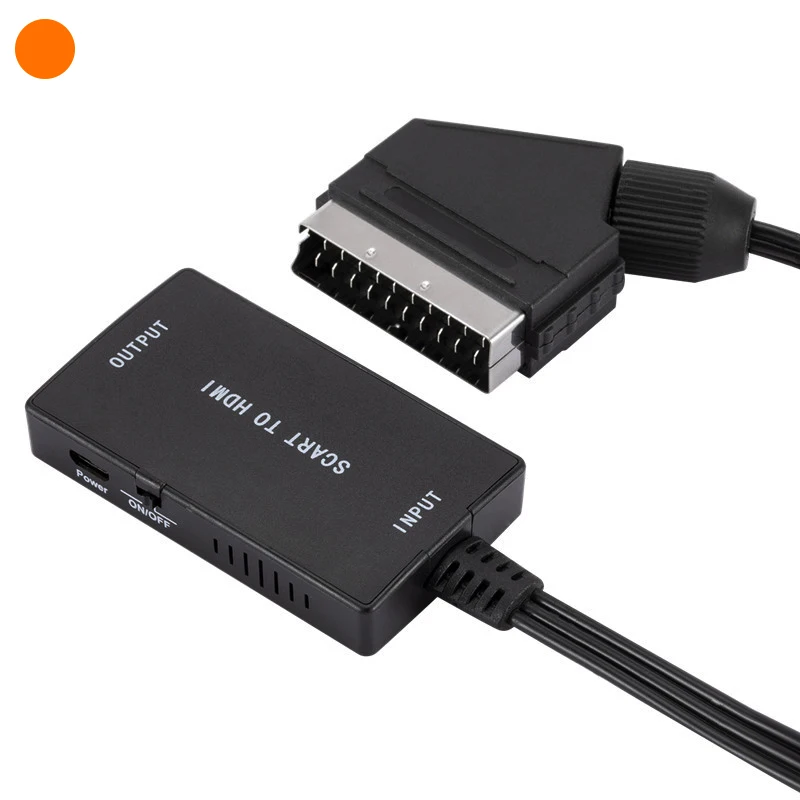 wholesale cross-border YJ SCART TO HD conversion line SCART TO HD high definition SCART TO HD-MI converter