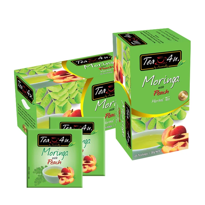 Tea4U Moringa Peach Flavoured 25 Tea Bags