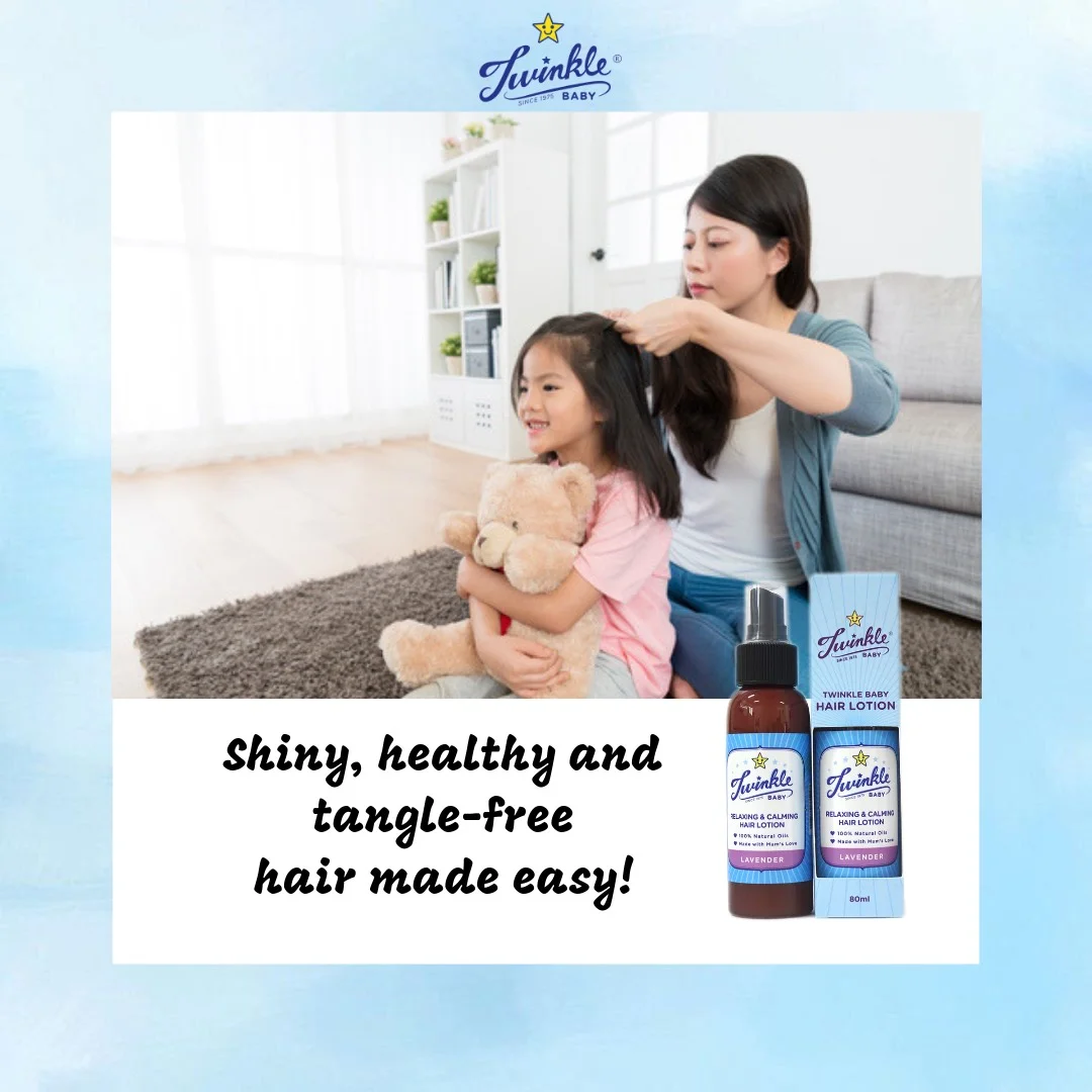 Organic Moisturizing Soft And Smooth Hair Conditioner 100ml Bottles Twinkle Baby  Hair Detangler Lotion Made in SIngapore