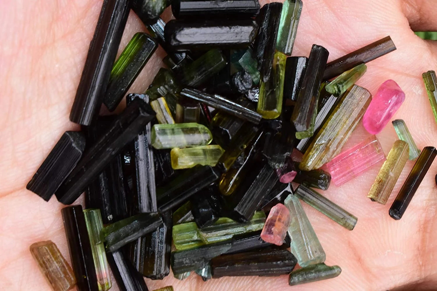 Multi Tourmaline Raw Rough Stone Natural Healing Crystal Stone Reiki Chakra Balancing