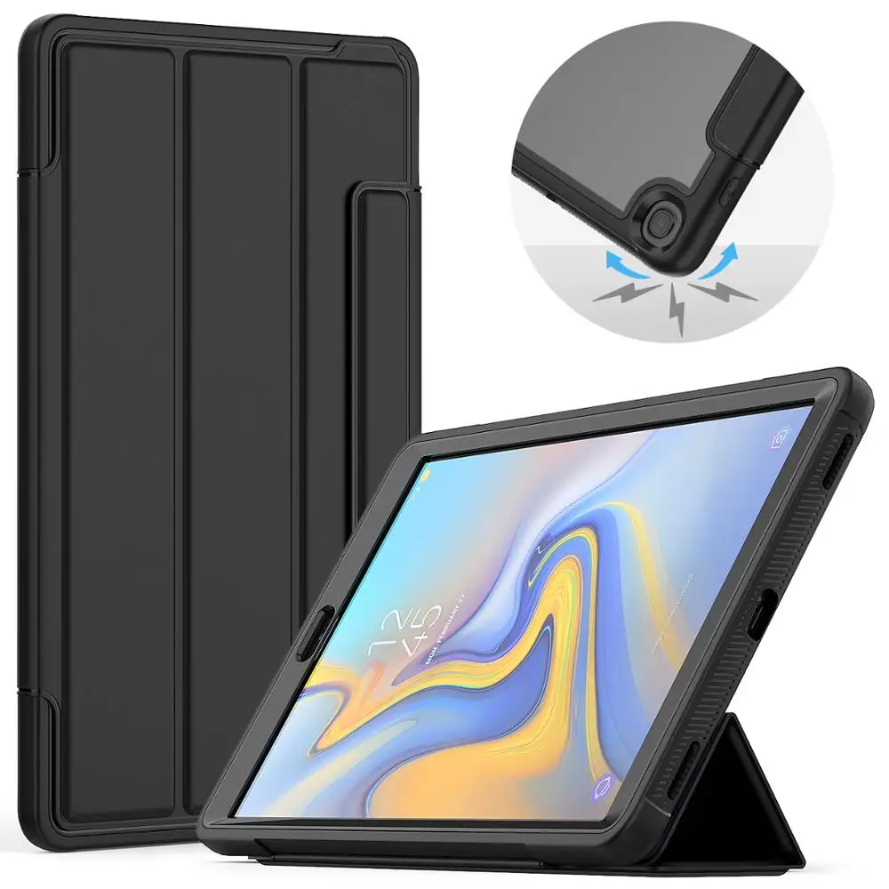 Легкий акриловый чехол для Samsung galaxy Tab A 10,1 T510 T515 smart cover с функцией автоматического сна и пробуждения