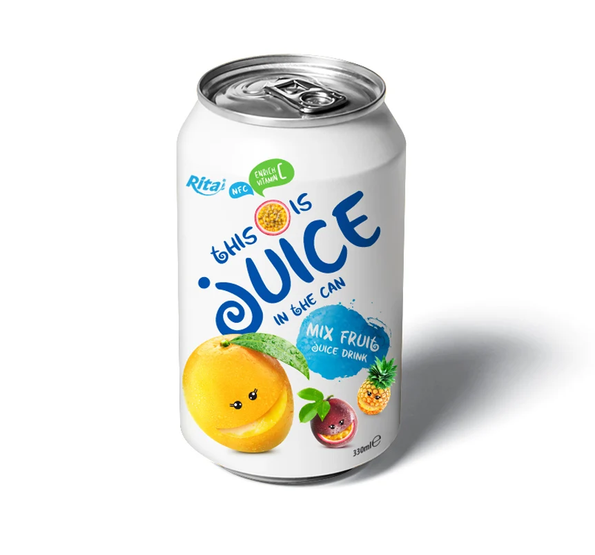 Distributor Fruit and Vegetable Juice Healthy Soursop Fruit Juice 330ml x 24 Cans with 30% Fruit Concentrate