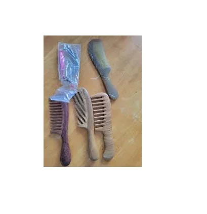 Natural Yak Horn Comb Hair handle Detangling Anti-Hair Loss Men and Women Curly Hair Home Head Meridian Massage Comb Real Horn