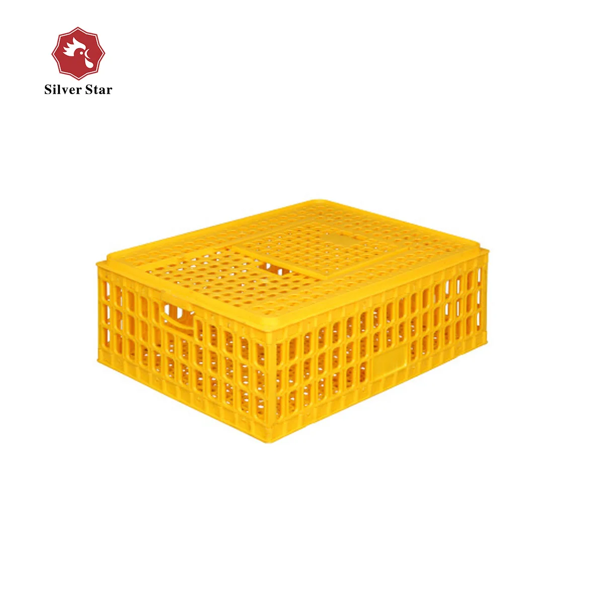 Silver star Poultry transport crate for live chikens with push-pull door for sale