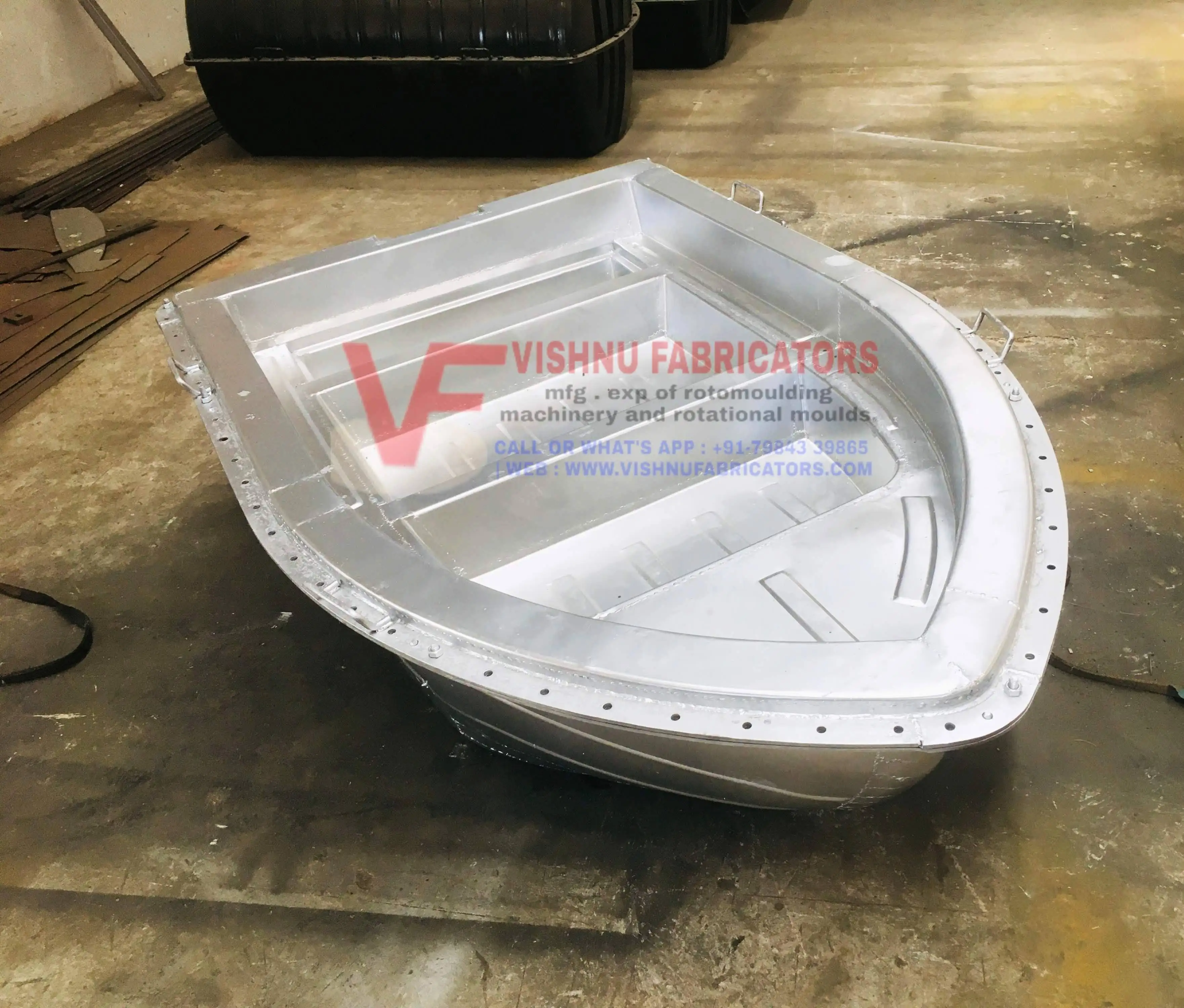 Boat rotational mould made by steel kayak rotomould fishing boat roto mould