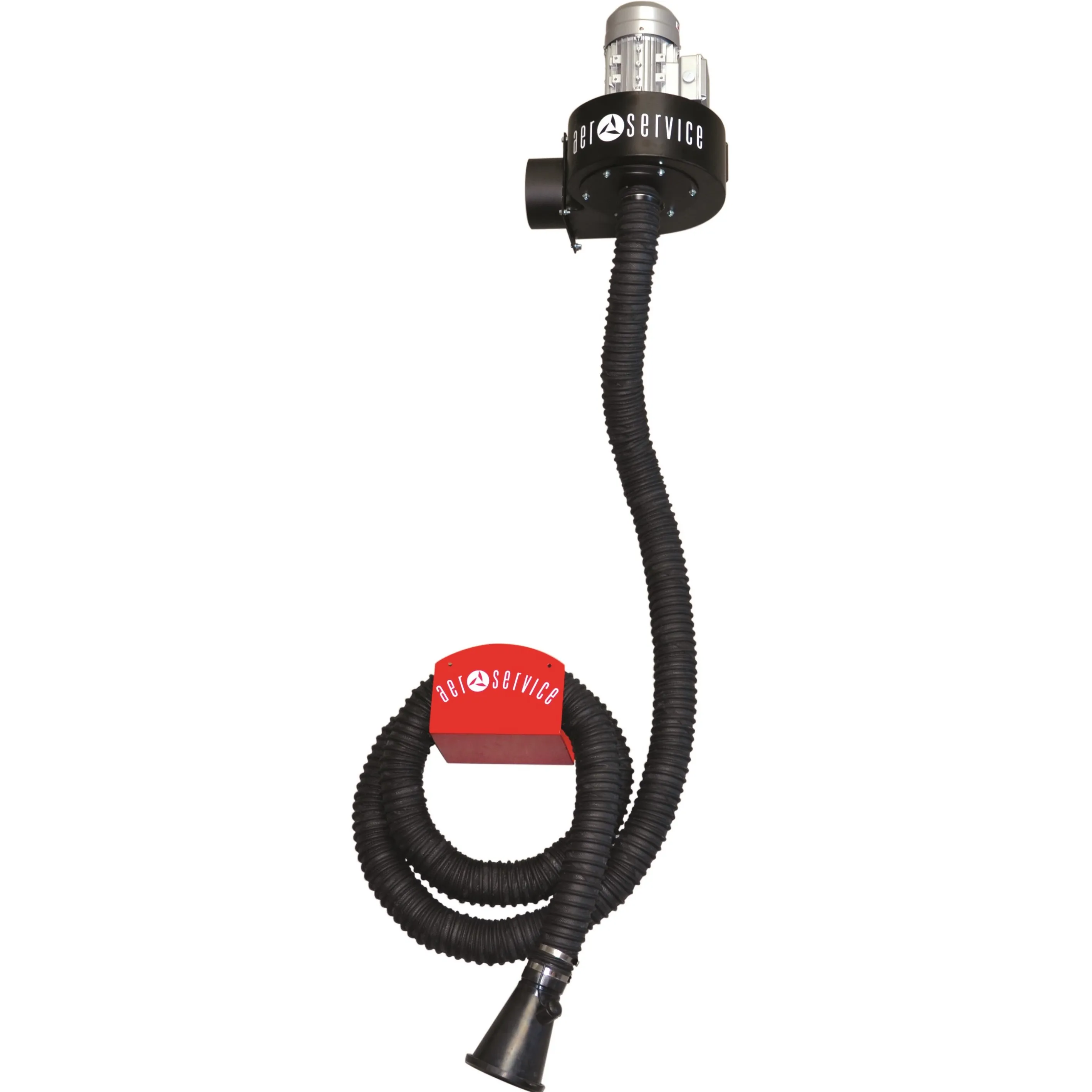 Wall mounted system for extraction of exhaust gases single station Made in Italy