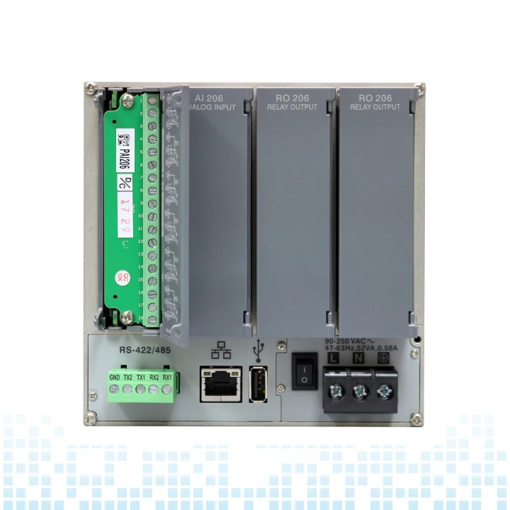 
High Accuracy 6 Channels universal paperless recorder with 90~250 VAC, 50/60 Hz, Math, Basic Software 