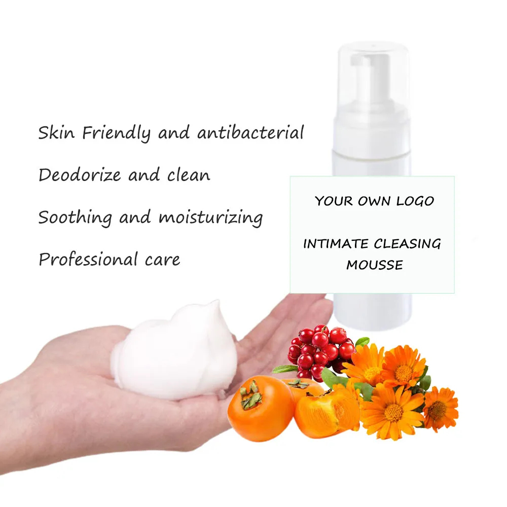 Natural Herbal Feminine Vaginal Wash Female Hygiene Vagina Genital Foam Cleansing Soap with Oriental Ingredients
