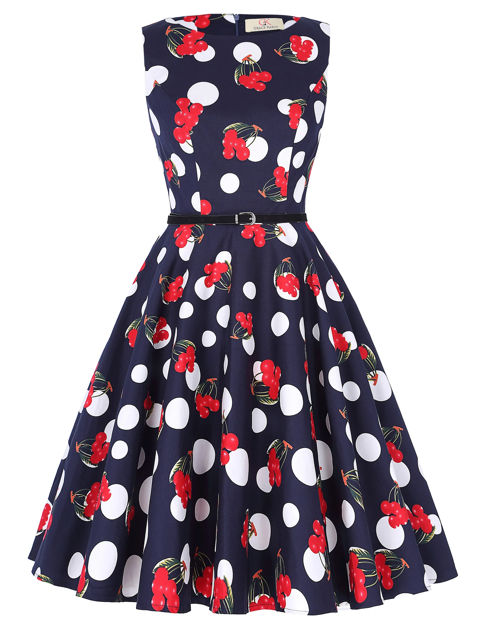 CL6086 Grace Karin Hot Sale Women Clothing Summer Dresses Women Pinup Retro Robe Rockabilly 50s Vintage Dress