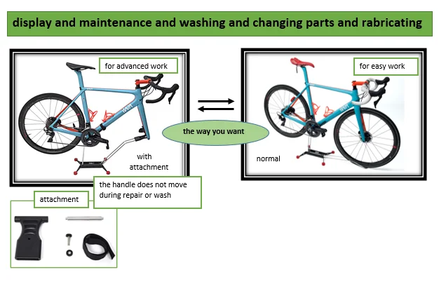 easy compact bike rack stand for bicycle parking rack and bicycle bike repair stand