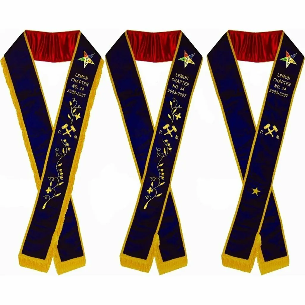 Masonic Scottish Rite 14th Degree Scottish Rite Hand Embroidered Collar High Quality Cheap Prices Bulk and Wholesale Sash