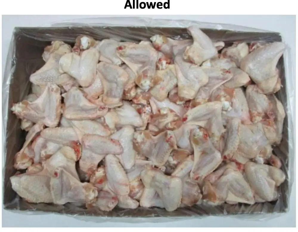 
Two joint chicken wing 1 grade 