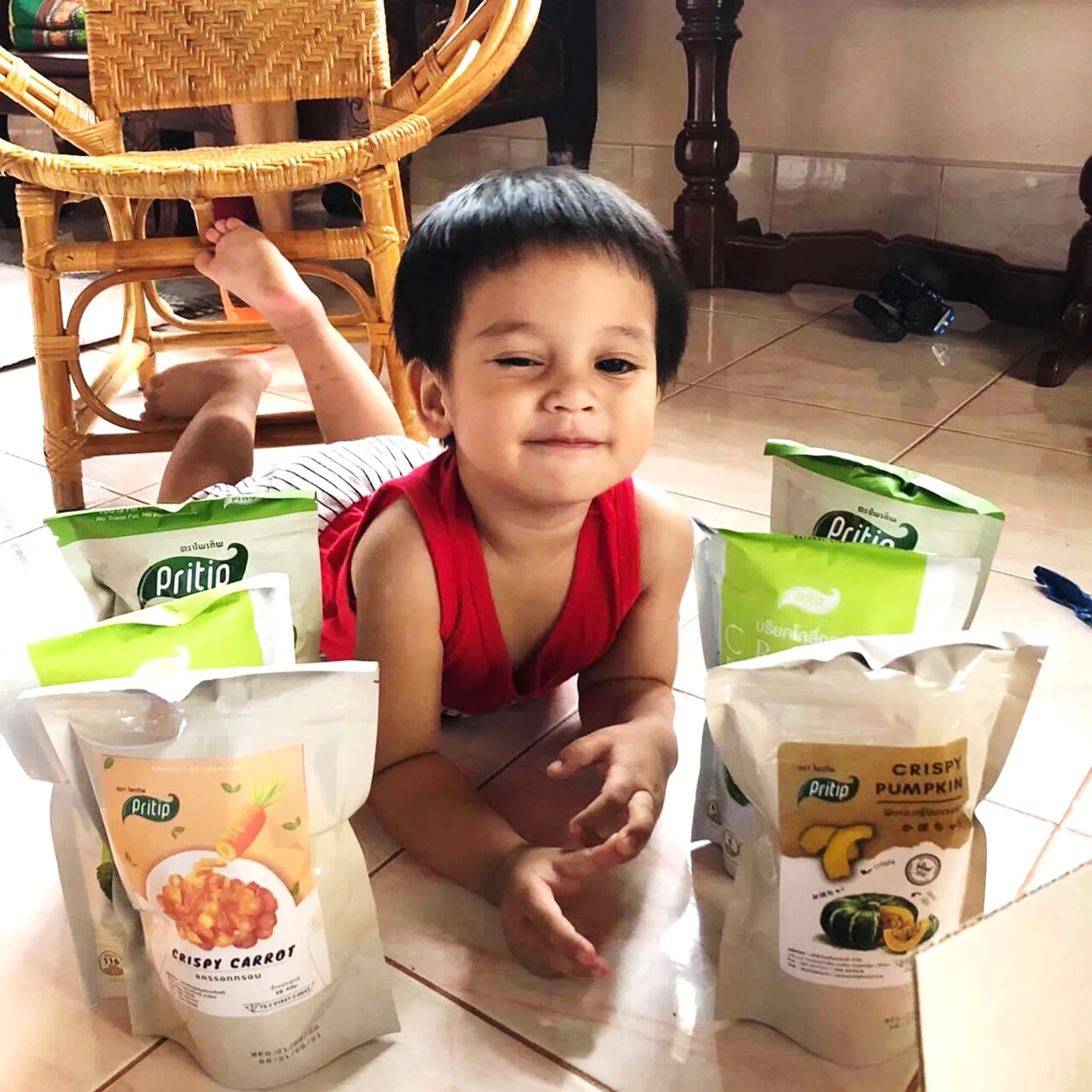 
Натуральные органические моркови хрустящие сушеные овощные закуски 