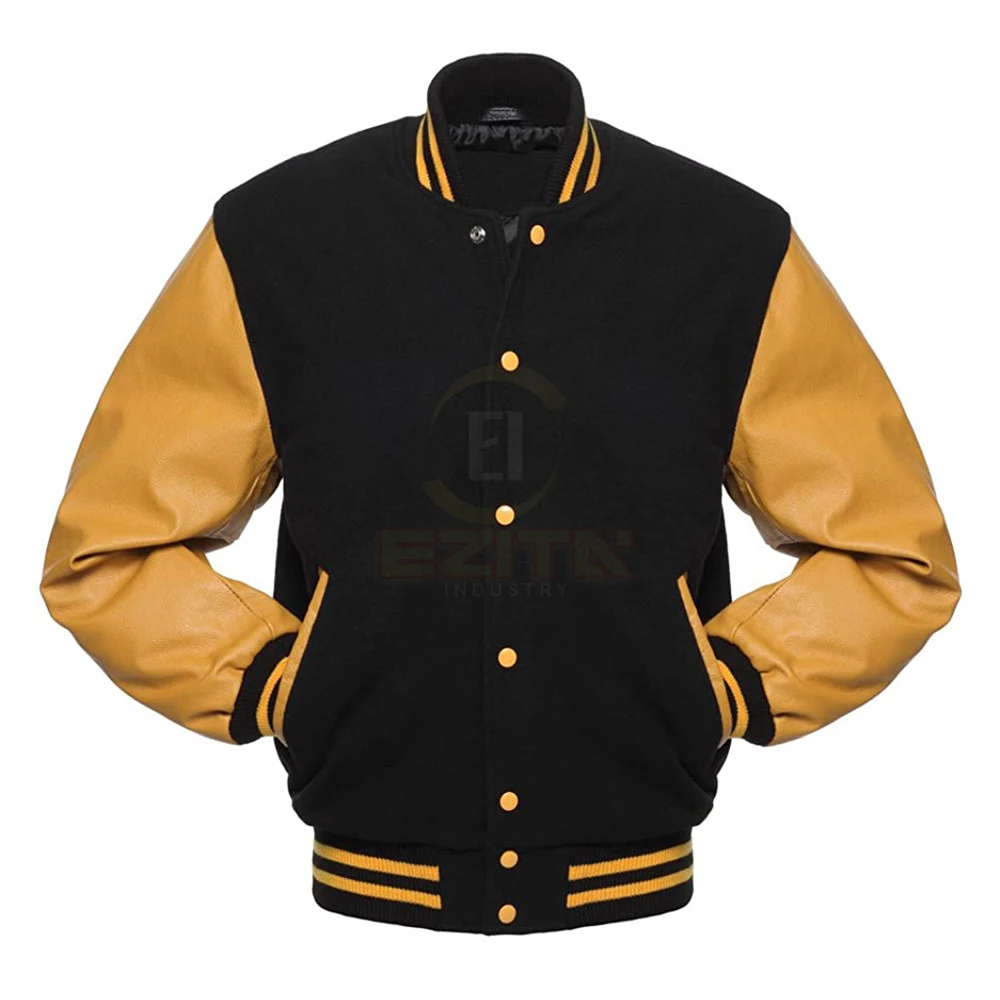 Оригинальные куртки Varsity Letterman из шерсти и кожи