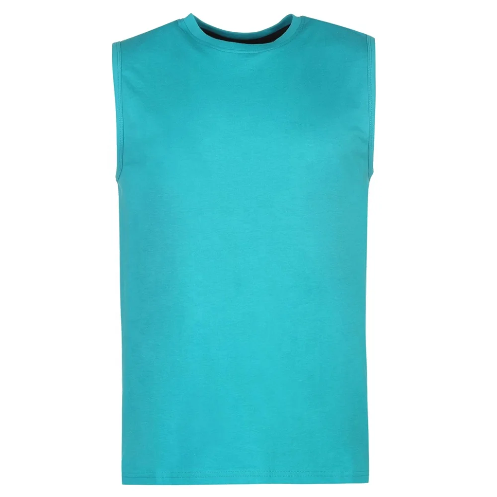 Hot Design OEM Custom Made Mens Tank Top Cotton Polyester Fabric Gym Tank Top Men