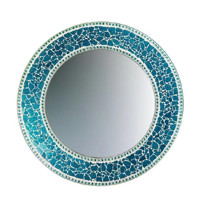 Классическая мозаичная круглая антикварная фоторамка