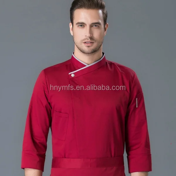 
65% Polyester 35% Cotton Soft Chef Garment Jacket Chef Cook Uniform Chef Uniforms for Food Industry 