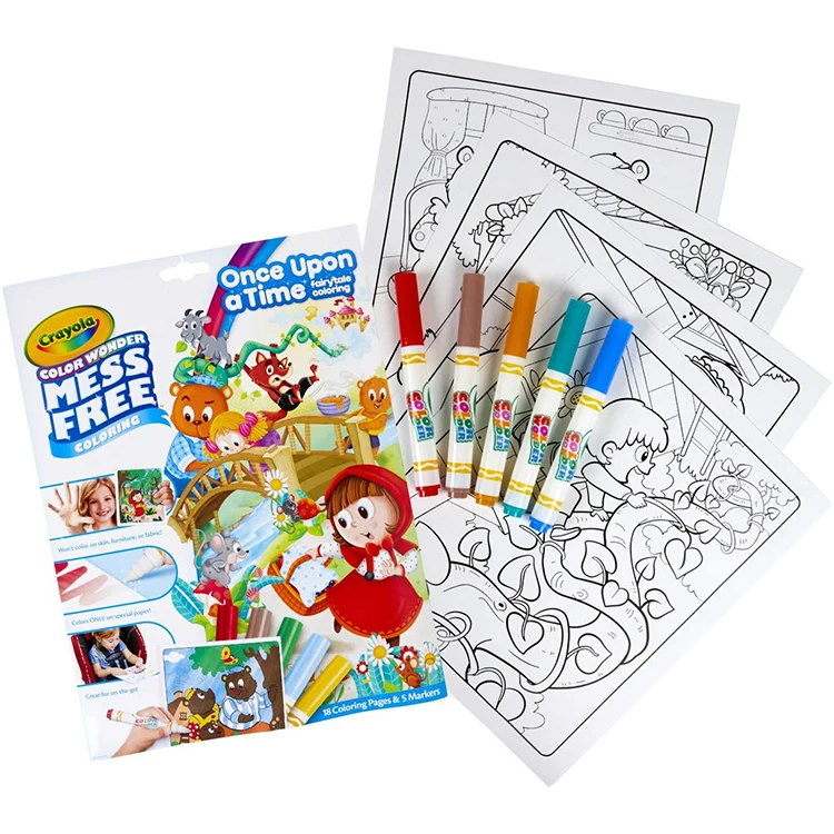 Yimi paper hot sale customized Magic water book printing children fancy coloring book print for kids