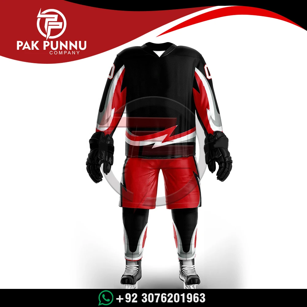 New arrived Low rate Best material ice hockey uniform wholesale supplier