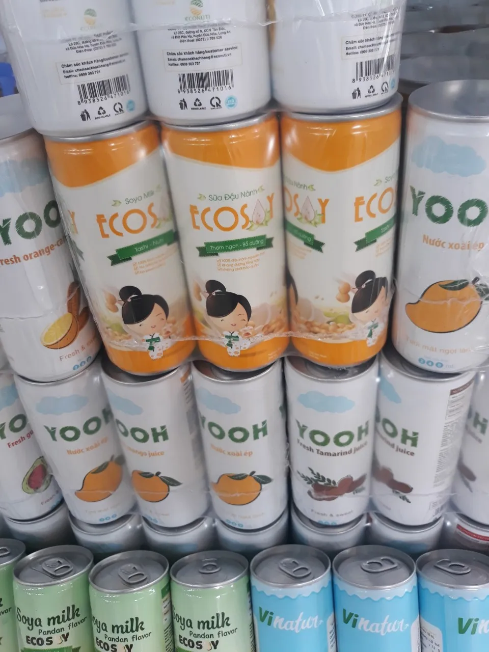 Soya Milk Pandan Flavor 240ml in can So Yummy Healthy Affordable Price for Wholesale