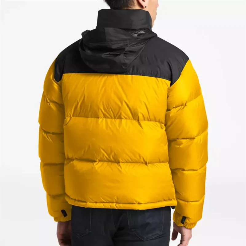 FIVEOCEANS 2020AW OEM High Quality mens Front Zip Up cropped winter 700 fill puffer jacket short 90% goose down jacket