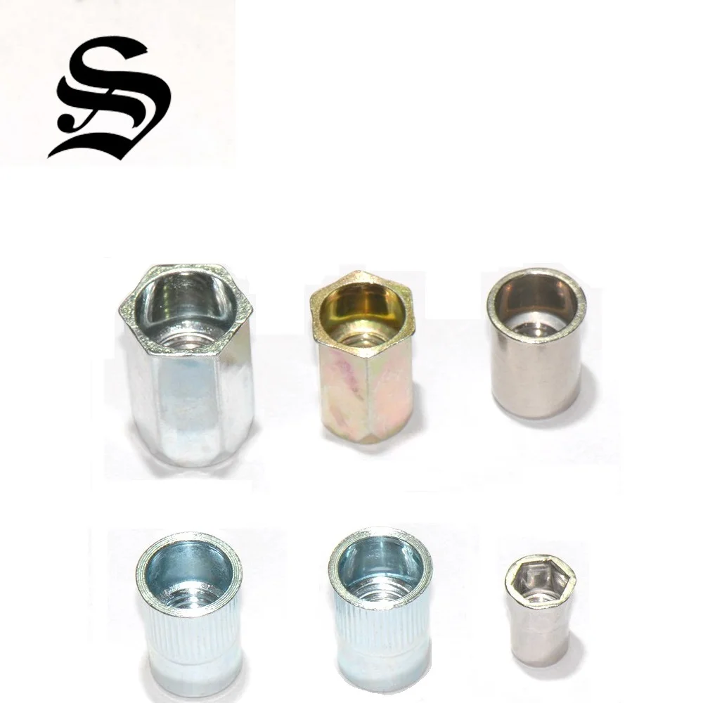 
Taiwan factory aluminum stainless steel closed end round blind rivet nut 