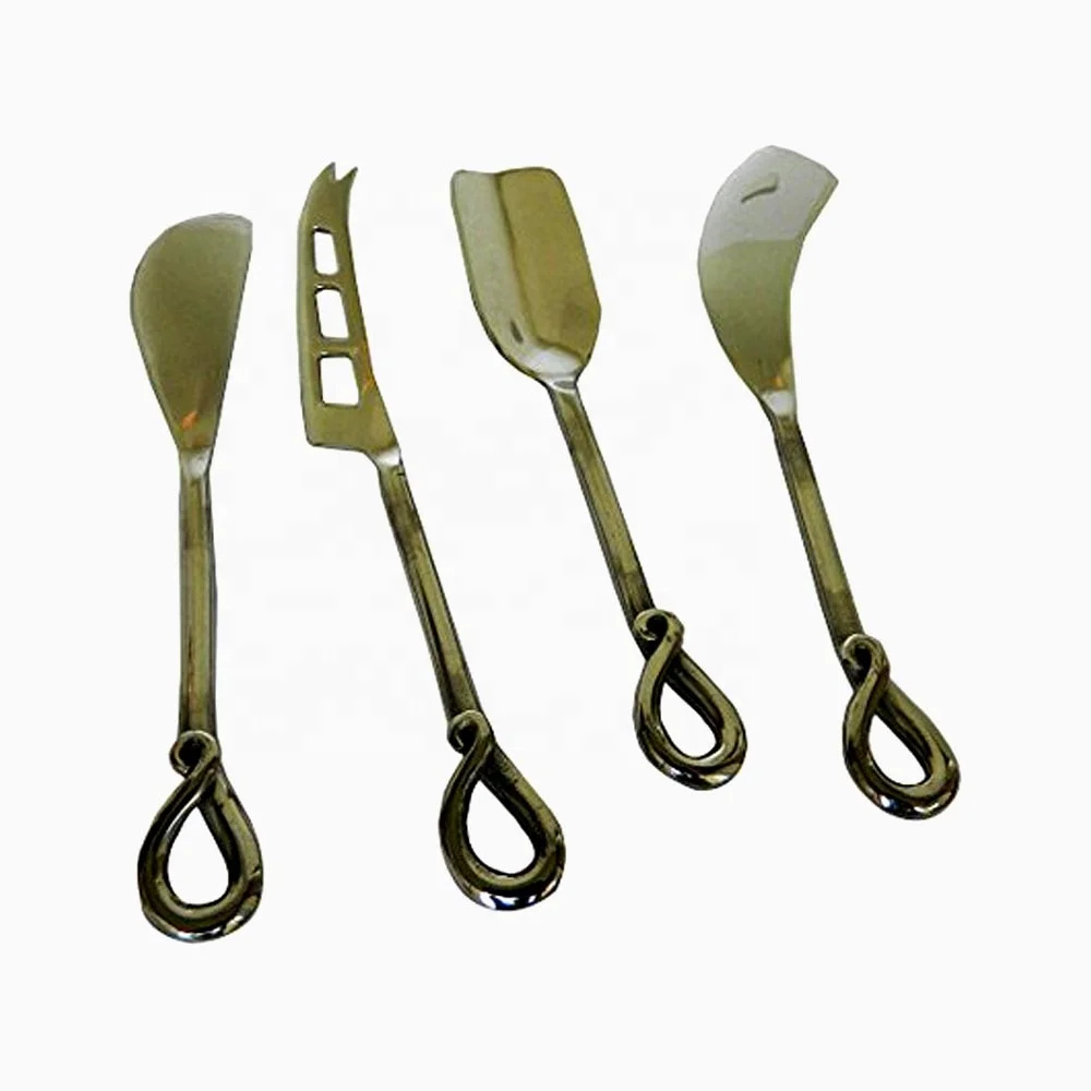 Table Top Heart Shape Design in End of Handle Cutlery Set Chinese Soup Spoon & Fork Set Unique Cutlery Set