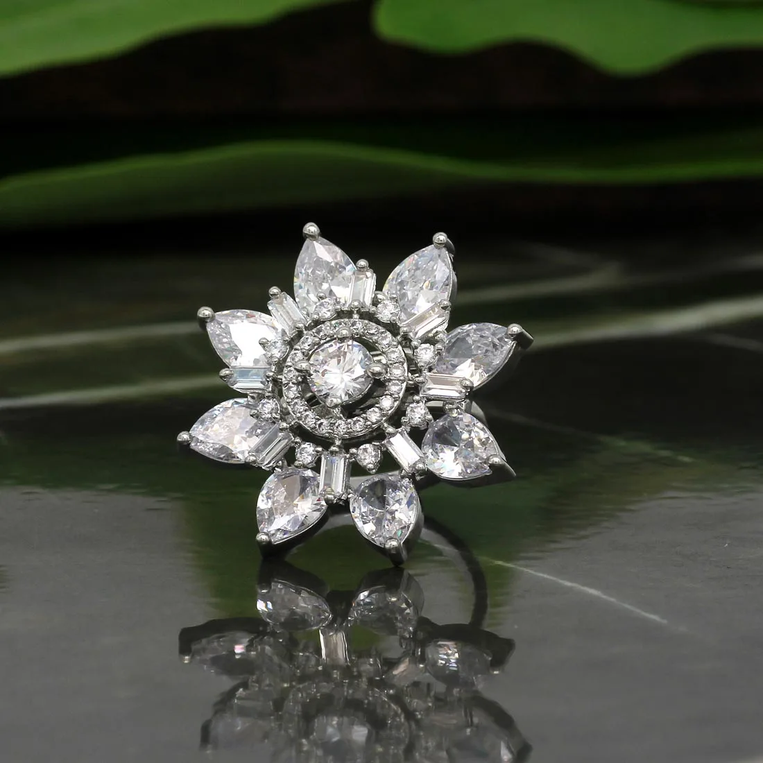 American Diamond Finger Ring