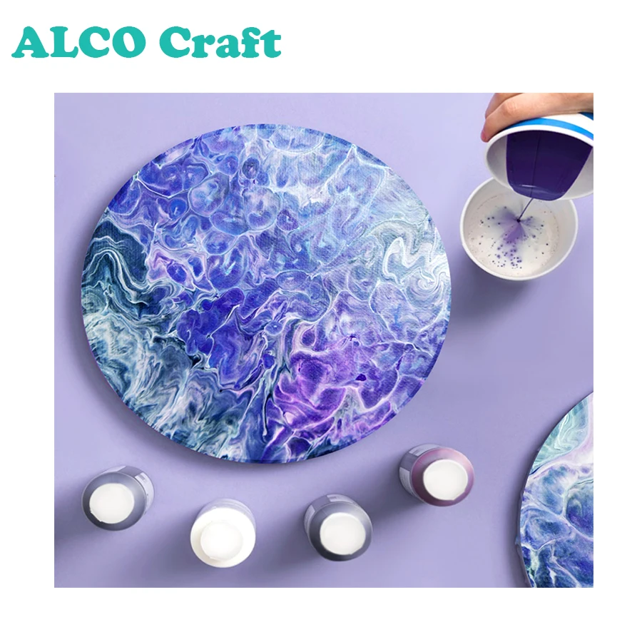 
50ml pouring acrylic paint for art and craft 