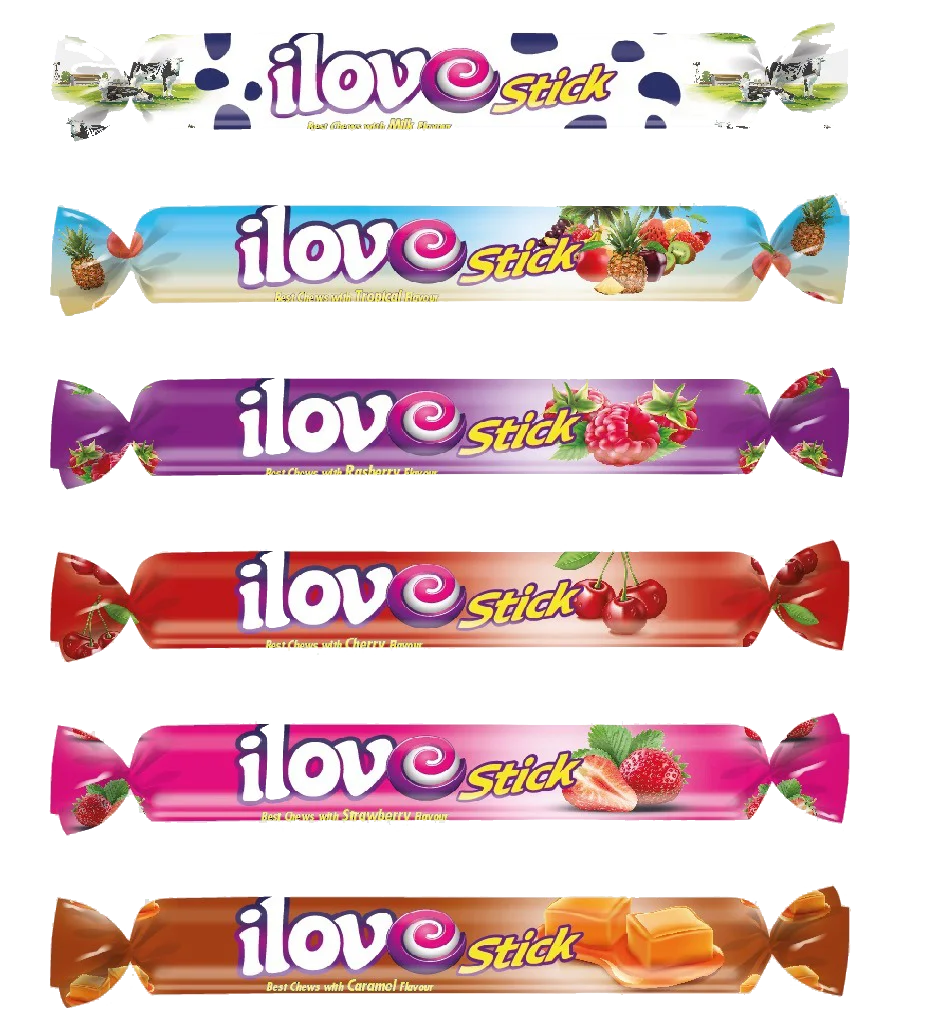 ilove Stick soft candy mix fruit chewy gummy snack
