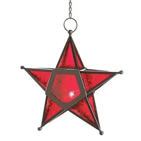 Handmade Metal Galvanized Hanging Star for Living Room Indoor & Outdoor Party decoration Roof Hanging Galvanized Star