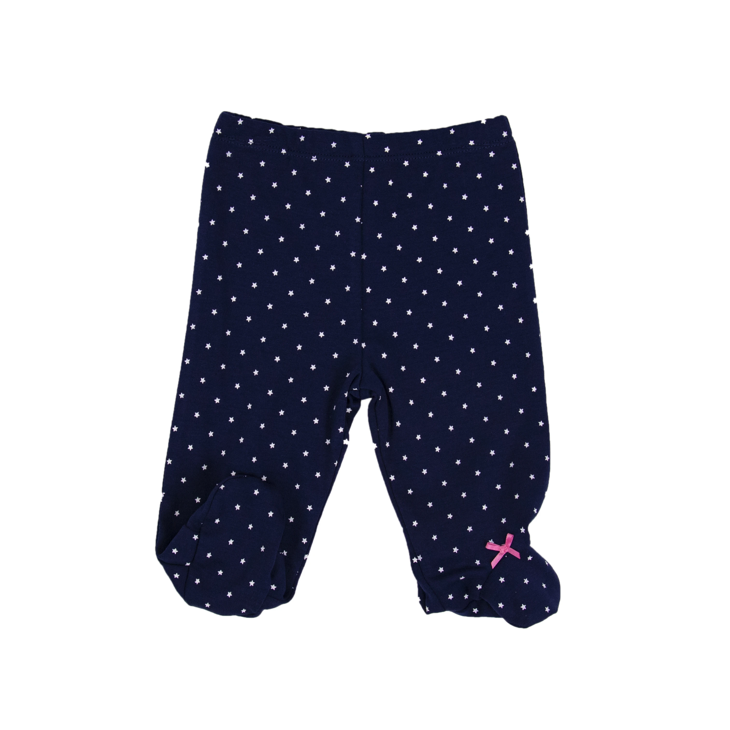 Winter Spring Infant Girls 3 Piece Embroidered Bib Kids Outfit Set Baby Footie Pants Tshirt Polka Dot Pajamas Toddler Clothing