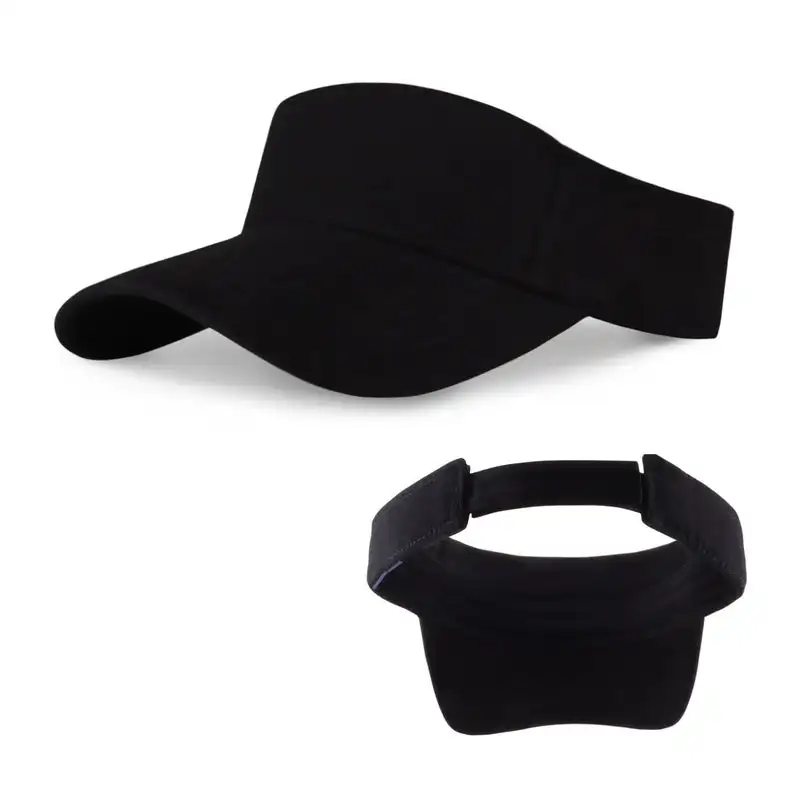 Plain Visor Hat Custom Color Logo Visor Hat Choose Your Own Color 100% Cotton Custom Color Logo Visor Hat