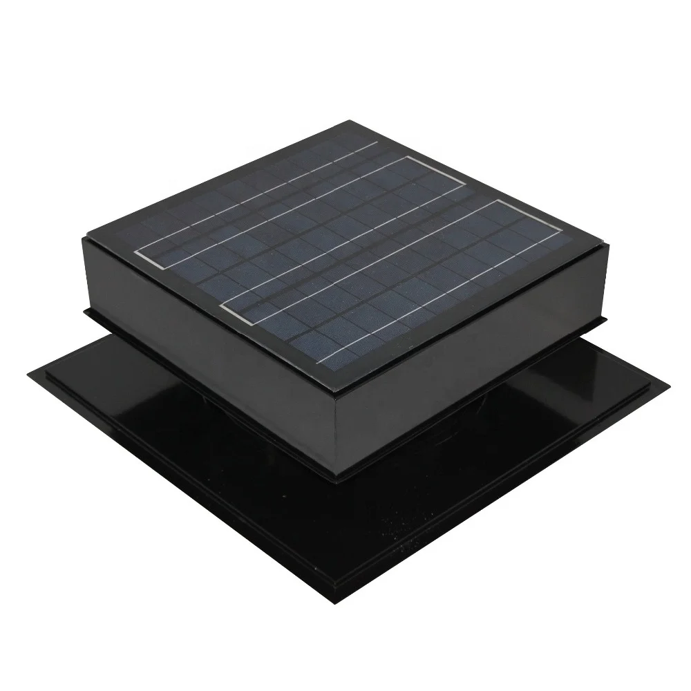 High efficiency solar attic fan 30w , ventilate for 2300 sq ft area